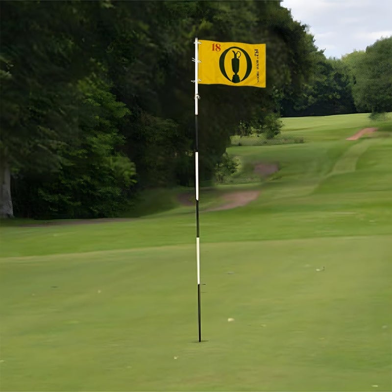 2BUT British Open 2024 Golf Pin Flag Practic Putting Green Golf Flag For Backyard Garden Double-Sewn 600D Nylon Miniature Pin Flag (20"X13" Grommet) - Image 5